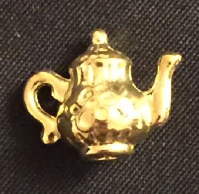 Gold Teapot Charm